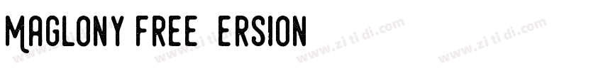 Maglony free Version字体转换